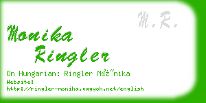 monika ringler business card